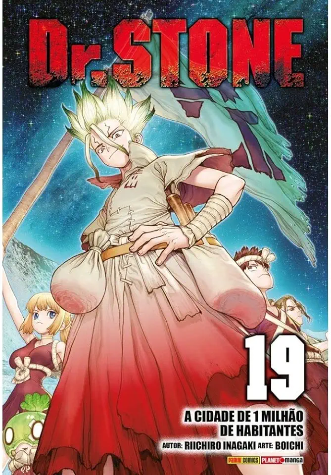 Capa do Livro Dr. Stone - 19 - Inagaki, Riichiro