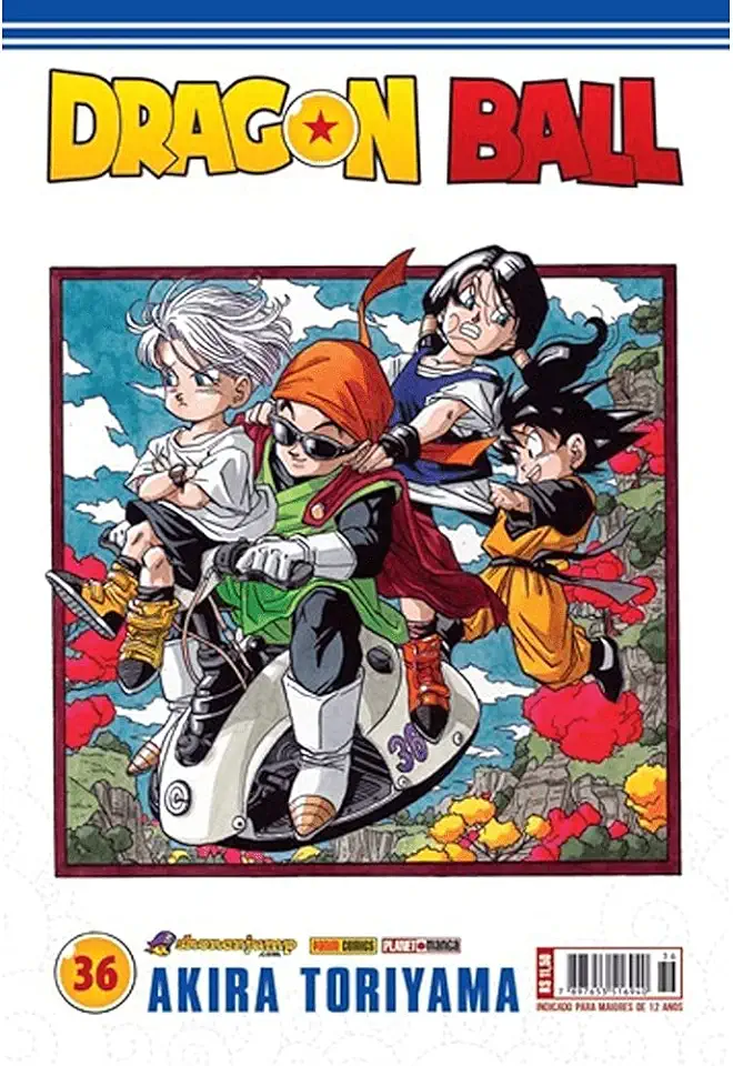 Capa do Livro Dragon Ball - Vol 36 - Akira Toriyama