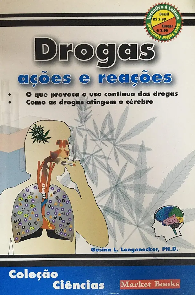 Capa do Livro Drogas - Ações e Reações - Gesina L. Longenecker