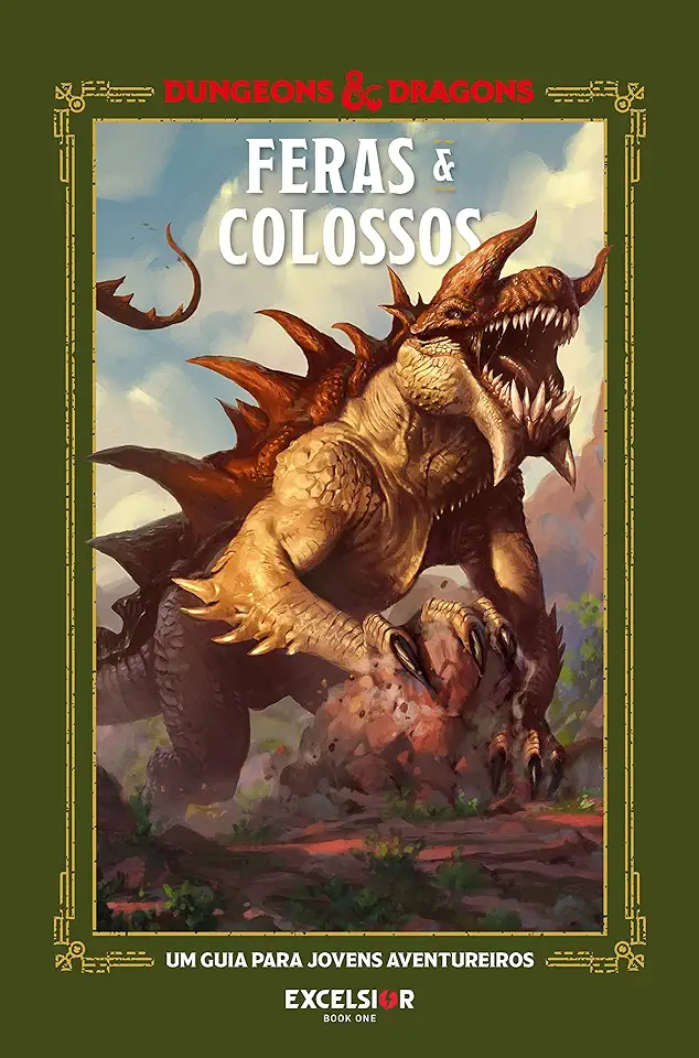 Capa do Livro Dungeons & Dragons - Feras & colossos - Zub, Jim