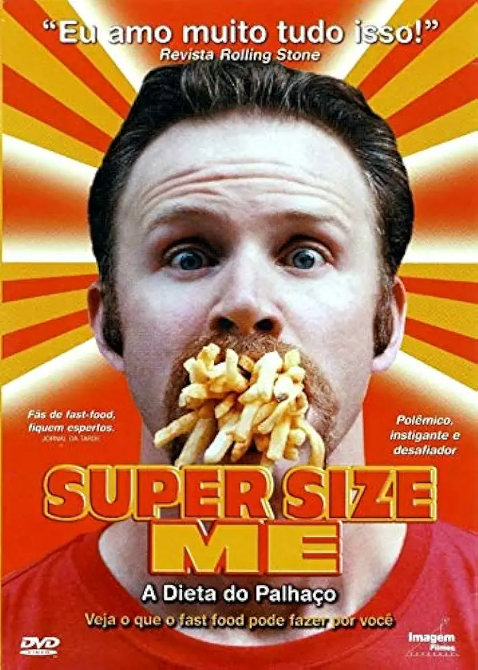 Capa do Livro Dvd Super Size Me a Dieta do Palhaço - Morgan Spurlock