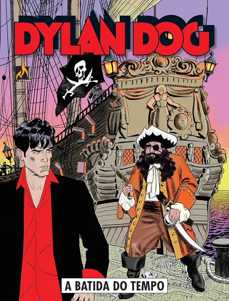 Capa do Livro Dylan Dog - volume 08 - A batida do tempo - Medda, Michele