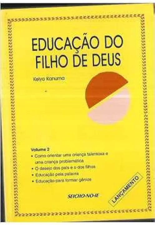 Capa do Livro Educação do Filho de Deus - Keiyo Kanuma