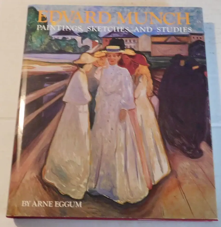 Capa do Livro Edvard Munch- Paintings, Sketches and Studies - Arne Eggum