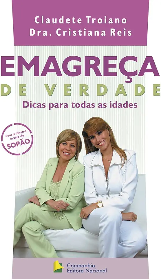 Capa do Livro Emagreça de Verdade - Claudete Troiano