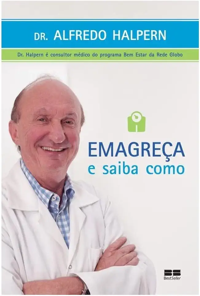 Capa do Livro Emagreça e Saiba Como - Dr. Alfredo Halpern