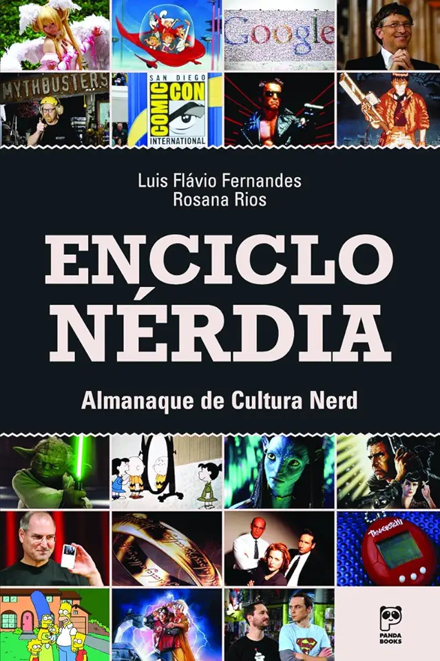 Capa do Livro Enciclonérdia - Almanaque de Cultura Nerd - Luís Flávio Fernandes - Rosana Rios