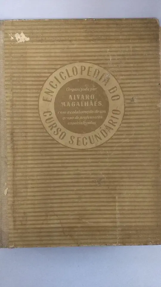 Capa do Livro Enciclopédia do Curso Secundário - Alvaro Magalhães