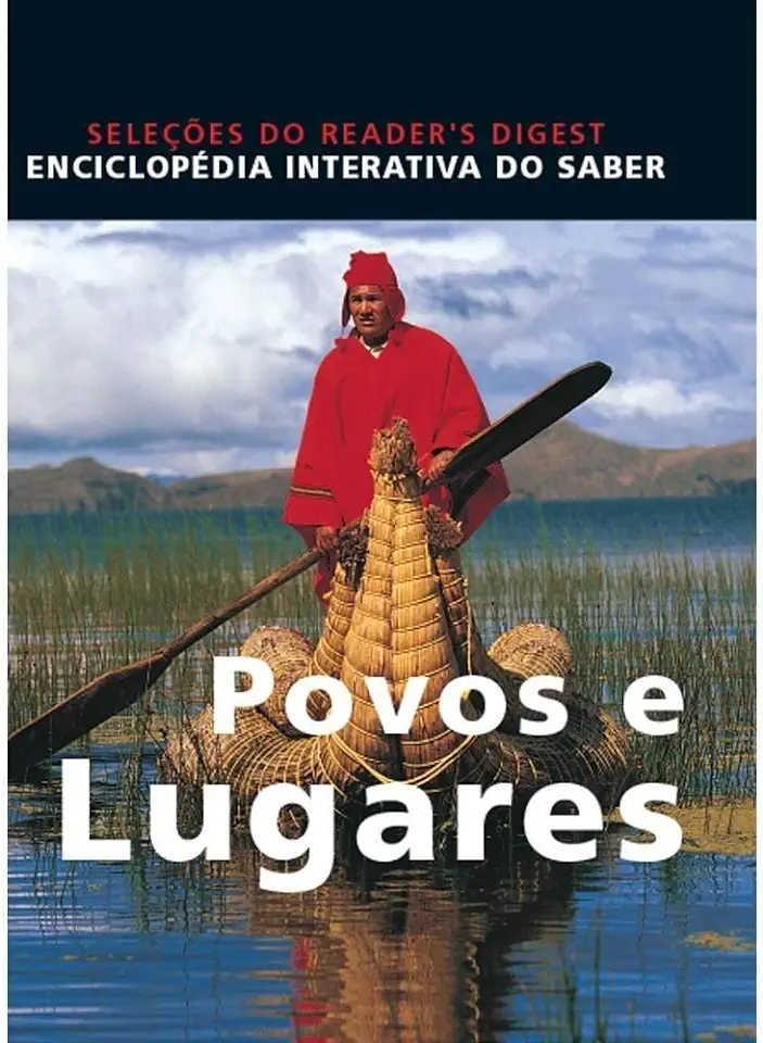 Capa do Livro Enciclopédia Interativa do Saber - Povos e Lugares - Seleções do Readers Digest