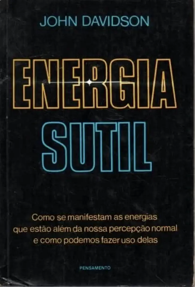 Capa do Livro Energia Sutil - John Davidson