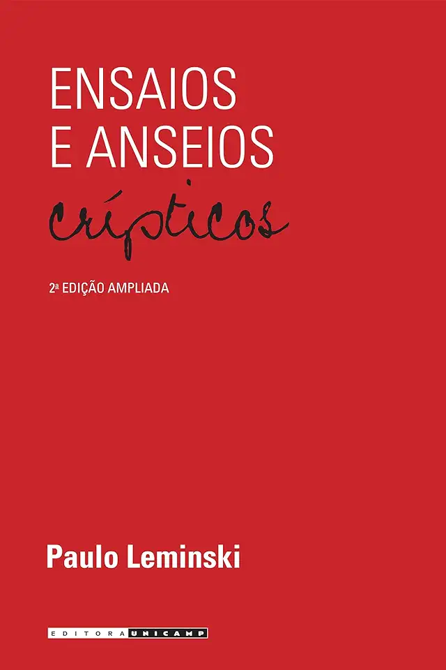 Capa do Livro Ensaios e Anseios Crípticos - Paulo Leminski