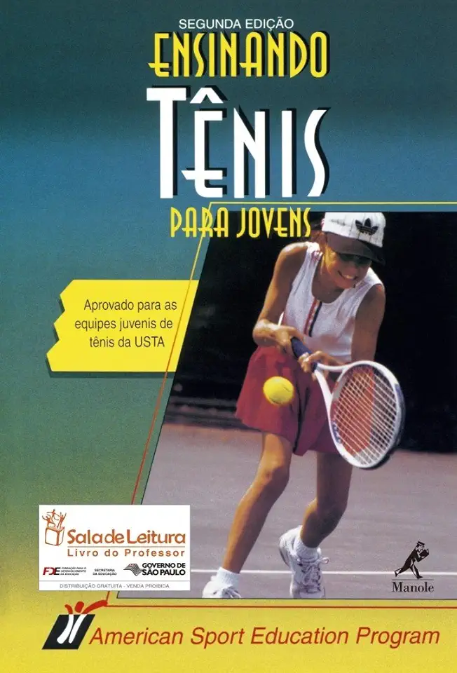 Capa do Livro Ensinando Tênis para Jovens - American Sport Education Program