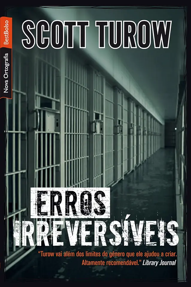 Capa do Livro Erros Irreversíveis - Scott Turow