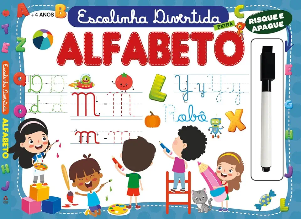 Capa do Livro Escolinha Divertida Extra - Numerais - Editora Online