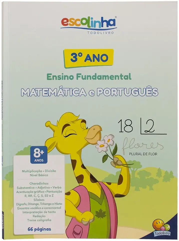 Capa do Livro Escolinha Todolivro - 3o Ano - Maria Angela Finzetto