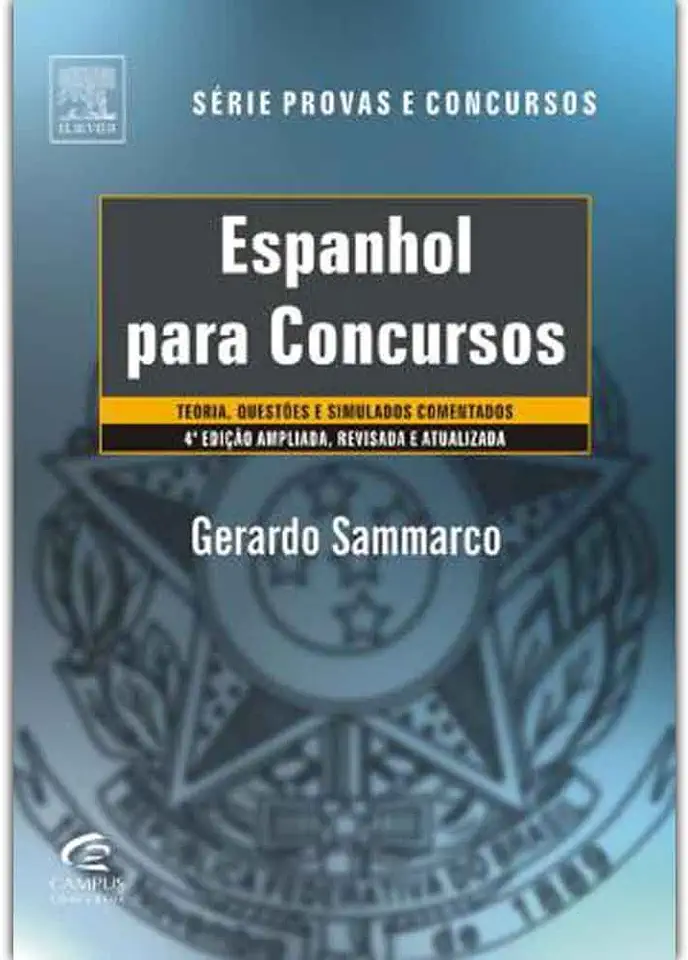 Capa do Livro Espanhol para Concursos - Gerardo Sammarco