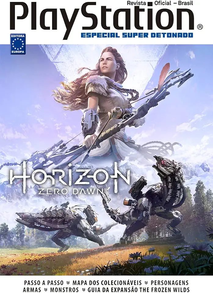 Capa do Livro Especial Super Detonado PlayStation - Horizon Zero Dawn - Editora Europa