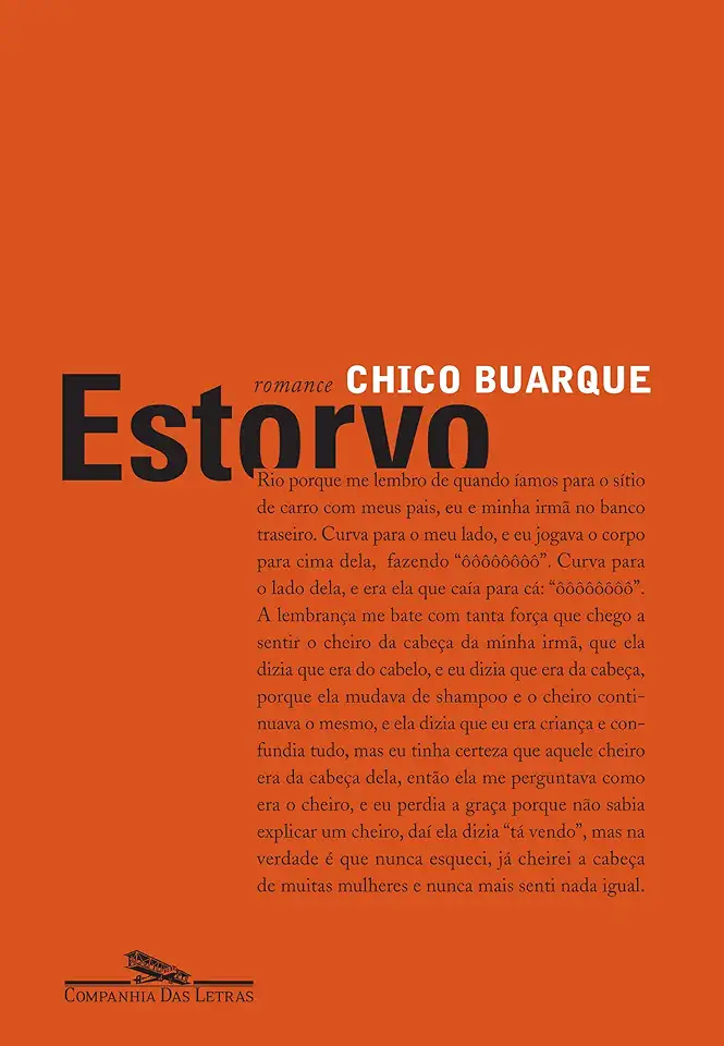 Capa do Livro Estorvo - Chico Buarque