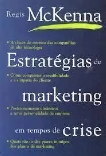 Capa do Livro Estratégias de Marketing Em Tempos de Crise - Regis Mckenna