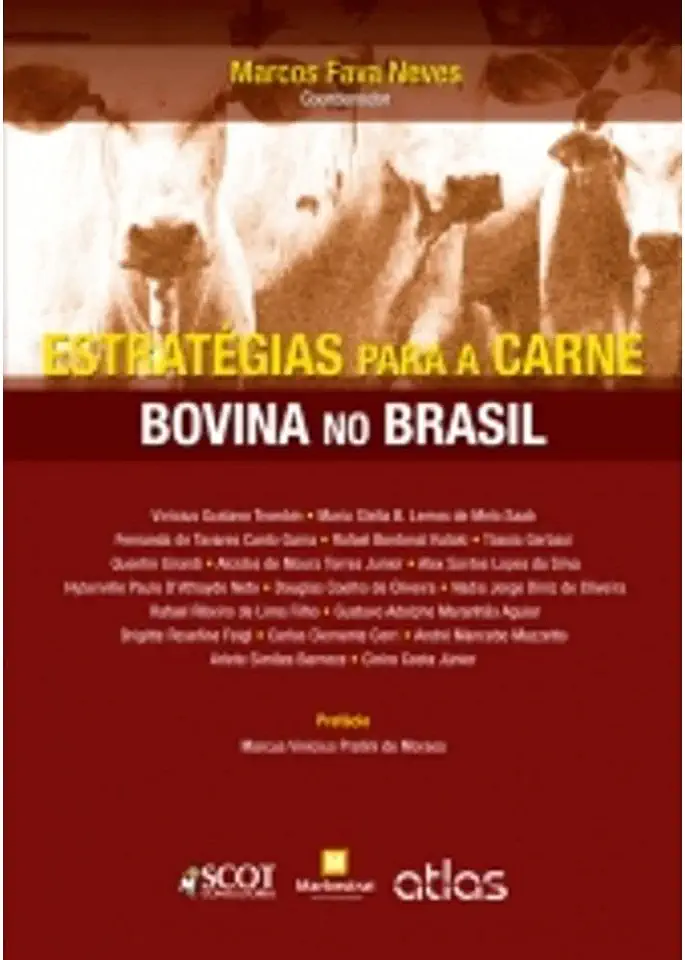 Capa do Livro Estratégias para a Carne Bovina no Brasil - Marcos Fava Neves ...