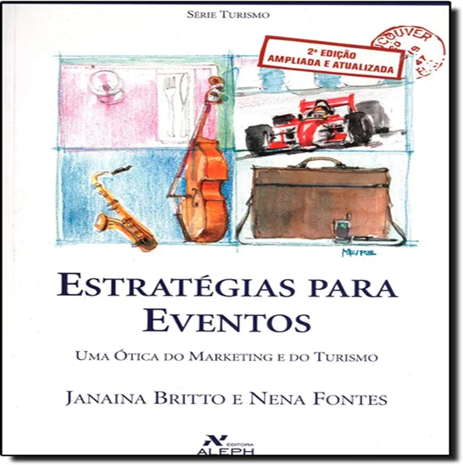 Capa do Livro Estratégias para Eventos - Janaina Britto e Nena Fontes