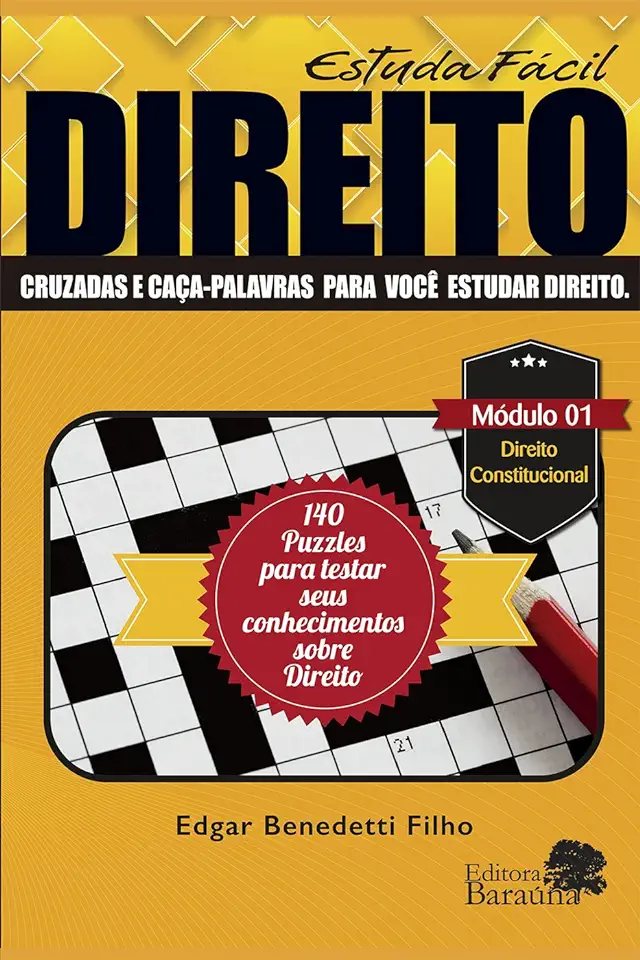 Capa do Livro Estuda fácil direito - Benedetti Filho, Edgar