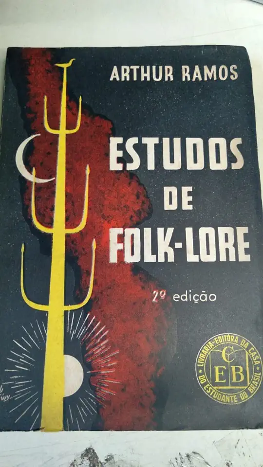 Capa do Livro Estudos de Folk-lore - Arthur Ramos