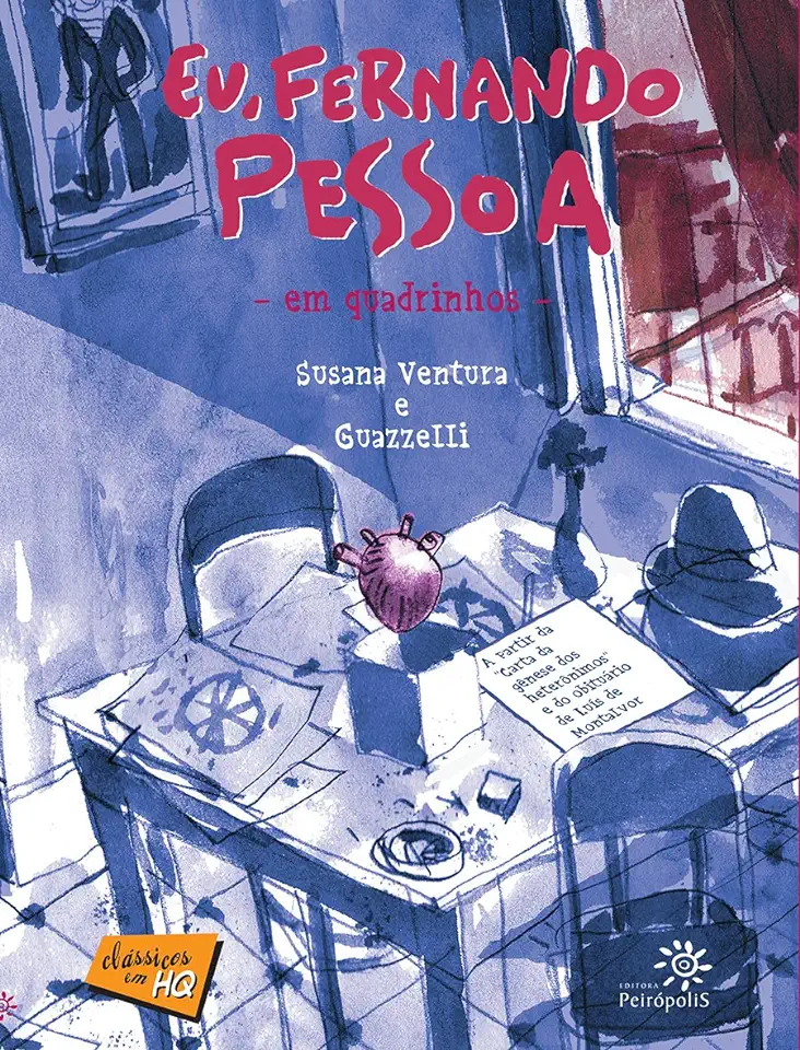 Capa do Livro Eu Fernando Pessoa Em Quadrinhos - Susana Ventura