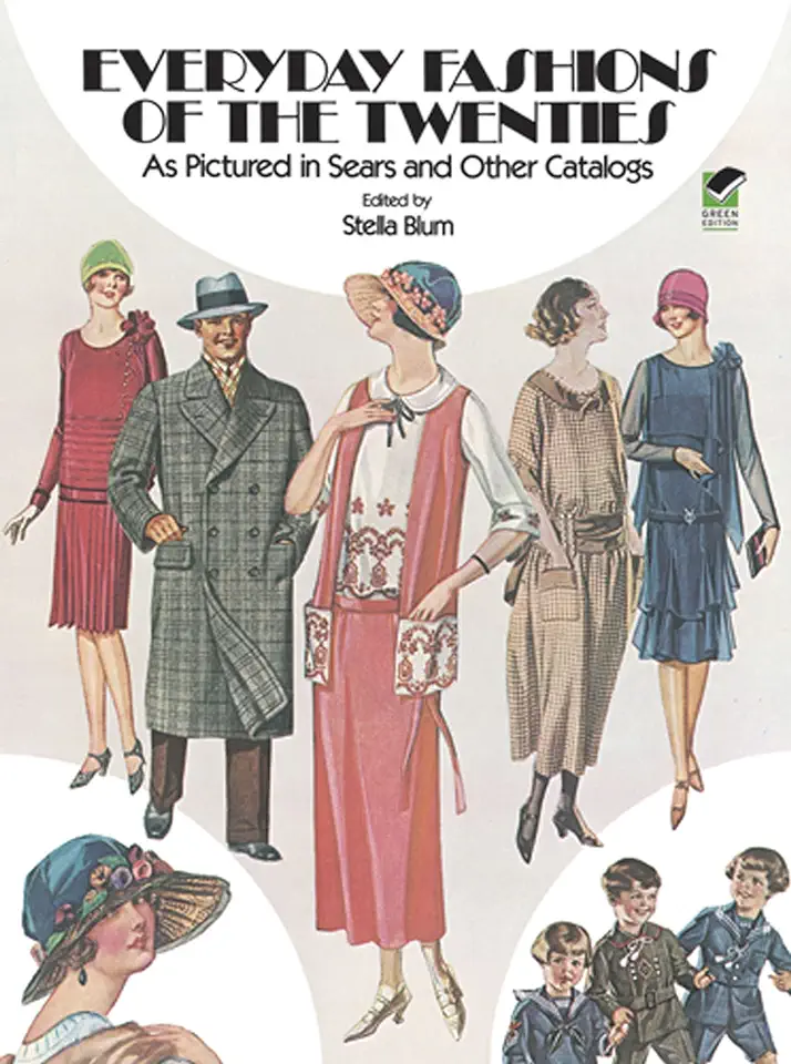 Capa do Livro Everyday Fashions of the Twenties - as Pictured in Sears and Other - Stella Blum