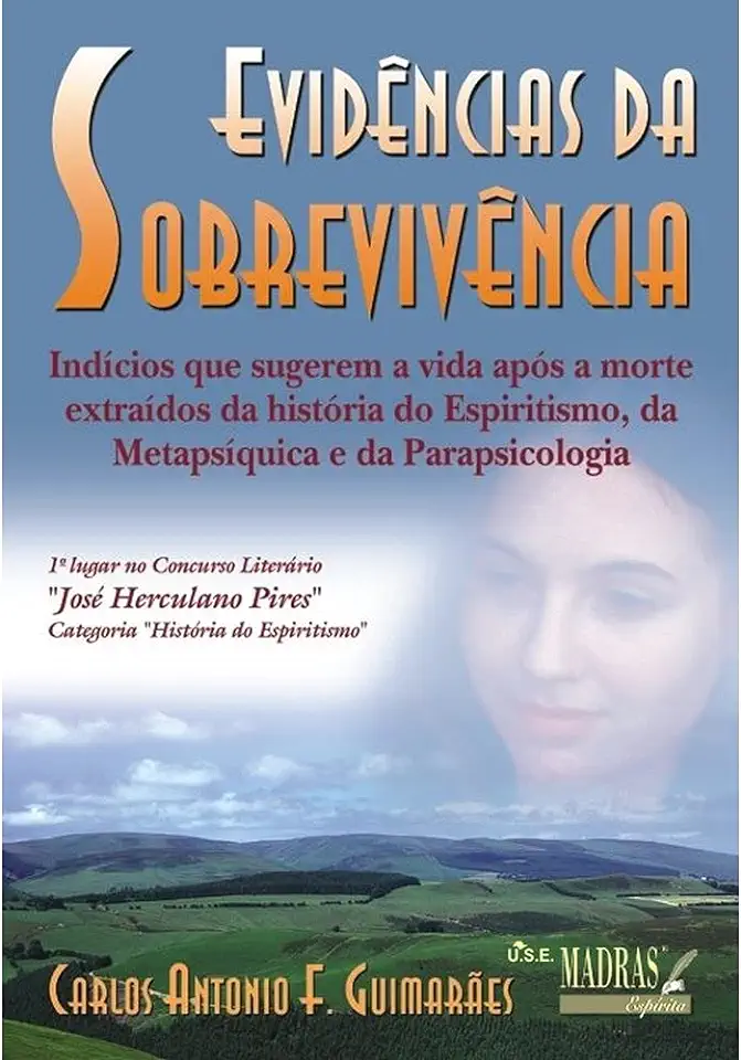 Capa do Livro Evidências da Sobrevivência - Carlos Antonio F. Guimarães