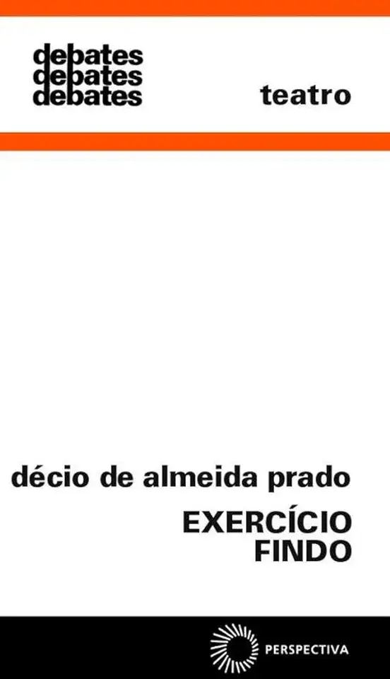 Capa do Livro Exercício Findo - Décio de Almeida Prado