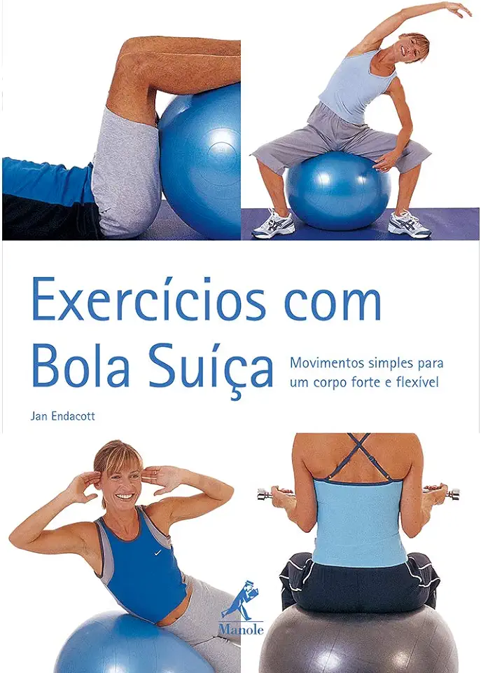 Capa do Livro Exercicios Com Bola Suiça - Jan Endacott