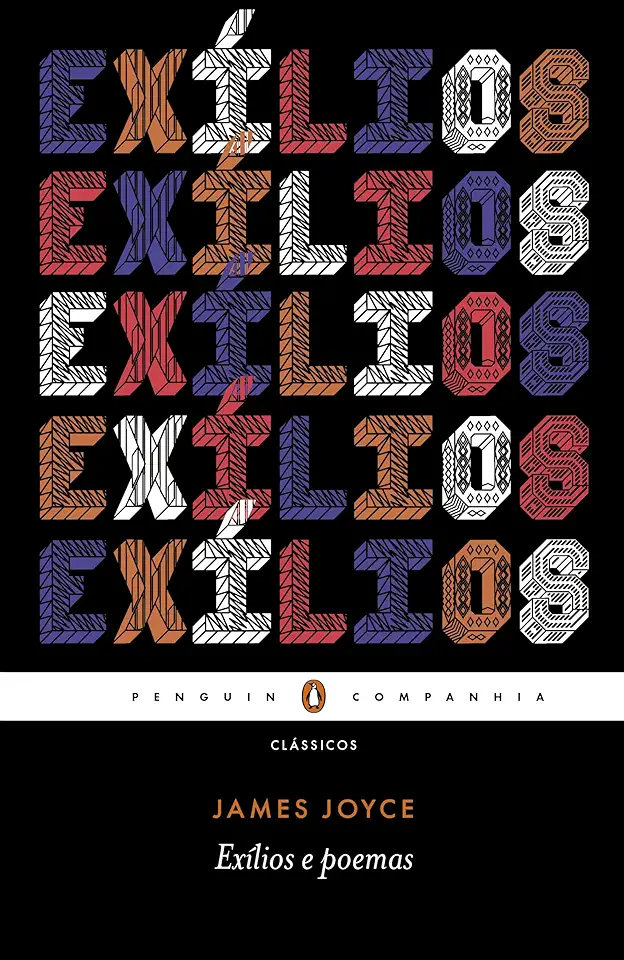 Capa do Livro Exílios e Poemas - Joyce, James