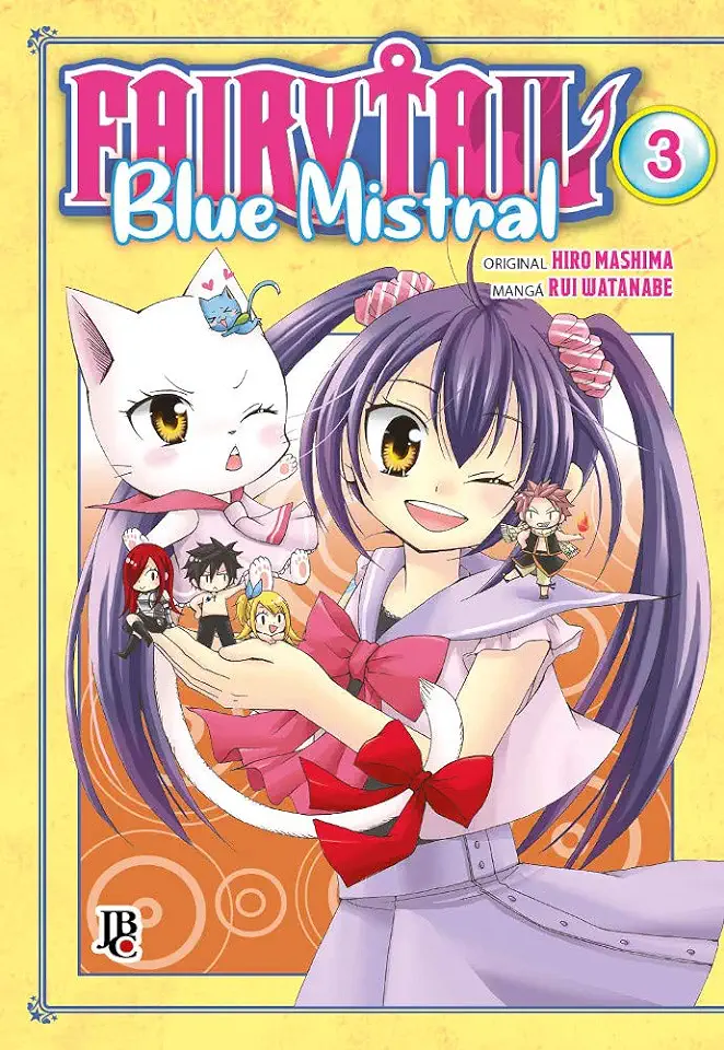 Capa do Livro Fairy Tail Blue Mistral - Vol.3 - Mashima, Hiro; Watanabe, Rui