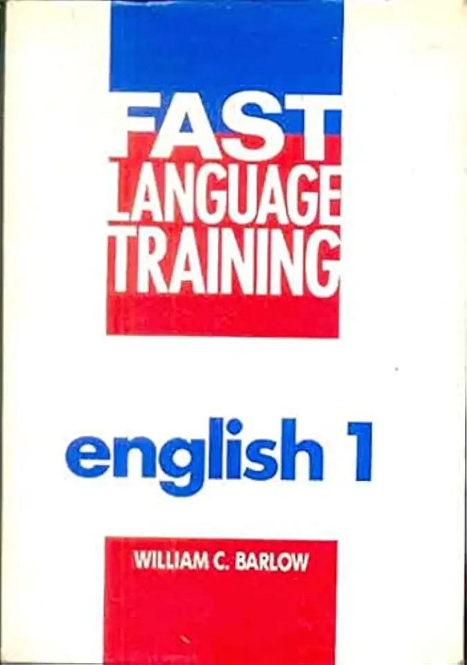 Capa do Livro Fast Language Training - English 1 - William C. Barlow