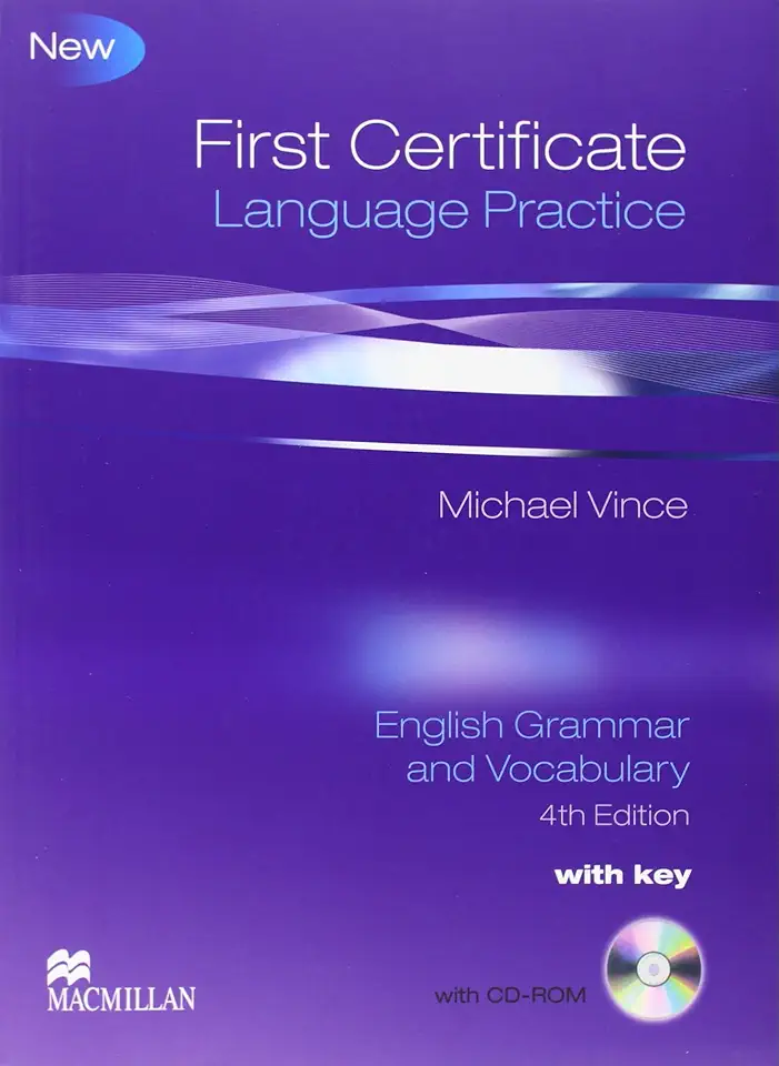 Capa do Livro First Certificate Language Practice - Michael Vince