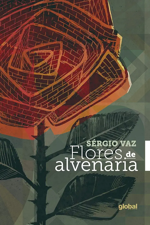 Capa do Livro Flores de Alvenaria - Sérgio Vaz