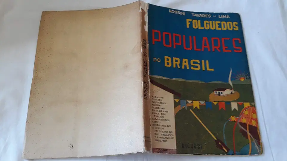 Capa do Livro Folguedos Populares do Brasil - Rossini Tavares de Lima