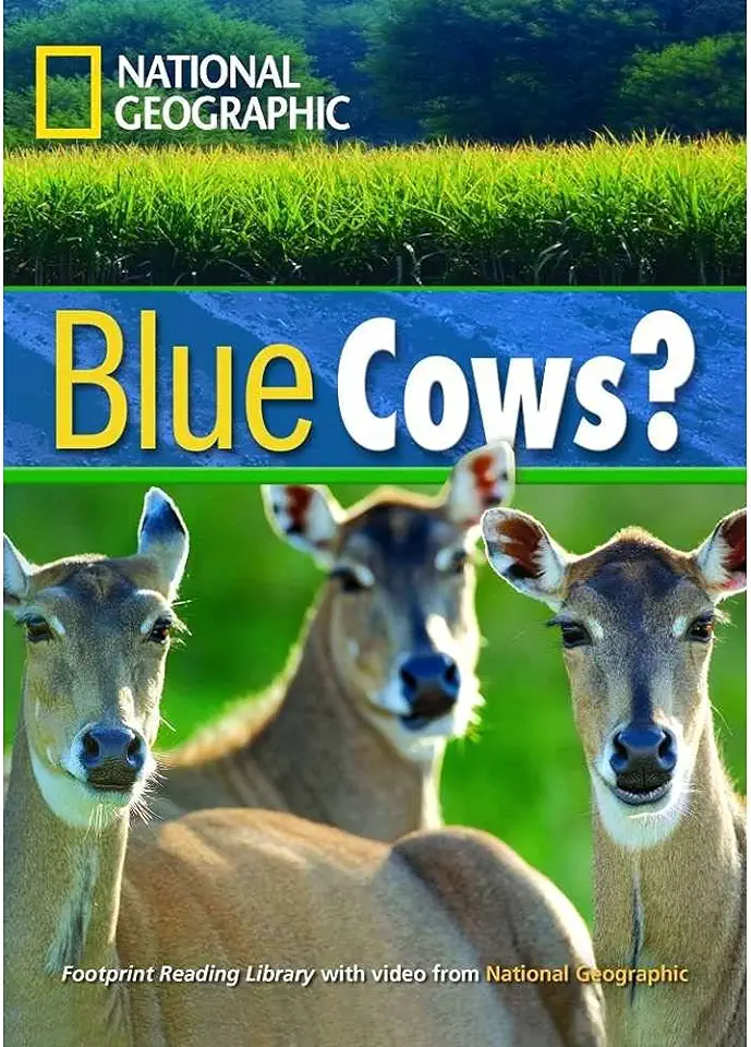 Capa do Livro Footprint Reading Library - Level 4 1600 B1 - Blue Cows? - American English - Waring, Rob