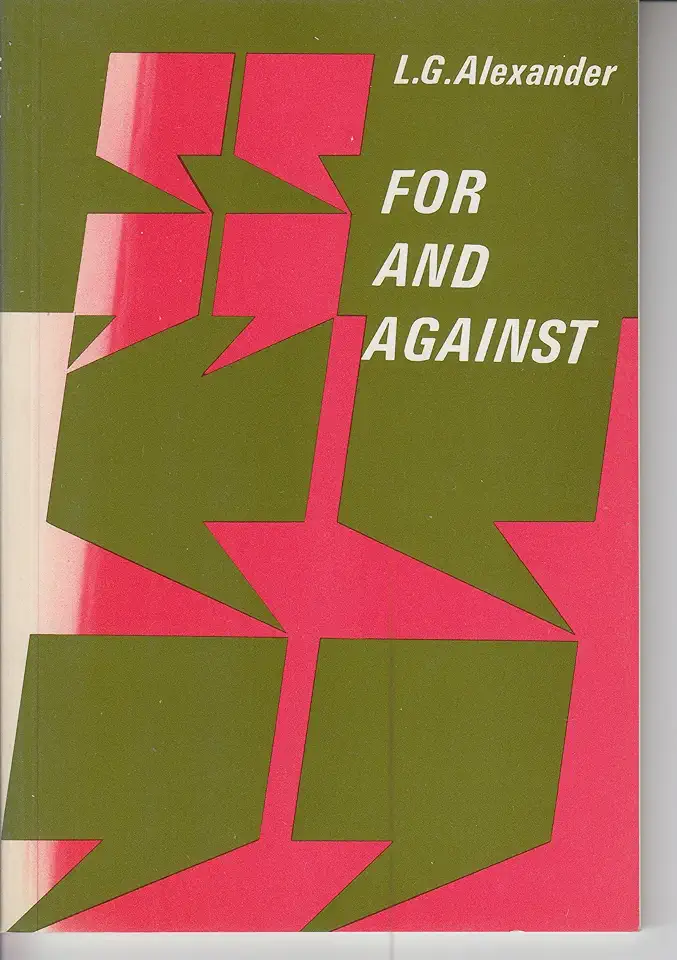 Capa do Livro For and Against - L. G. Alexander