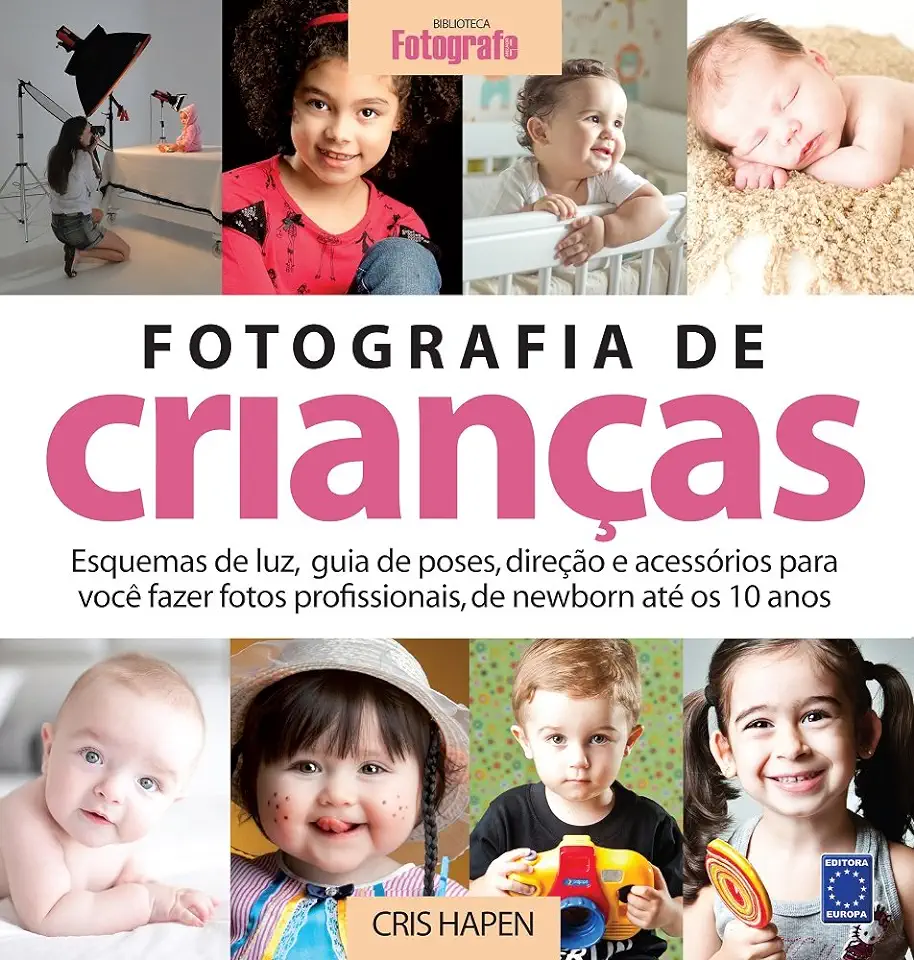 Capa do Livro Fotografia de Crianças - Cris Hapen