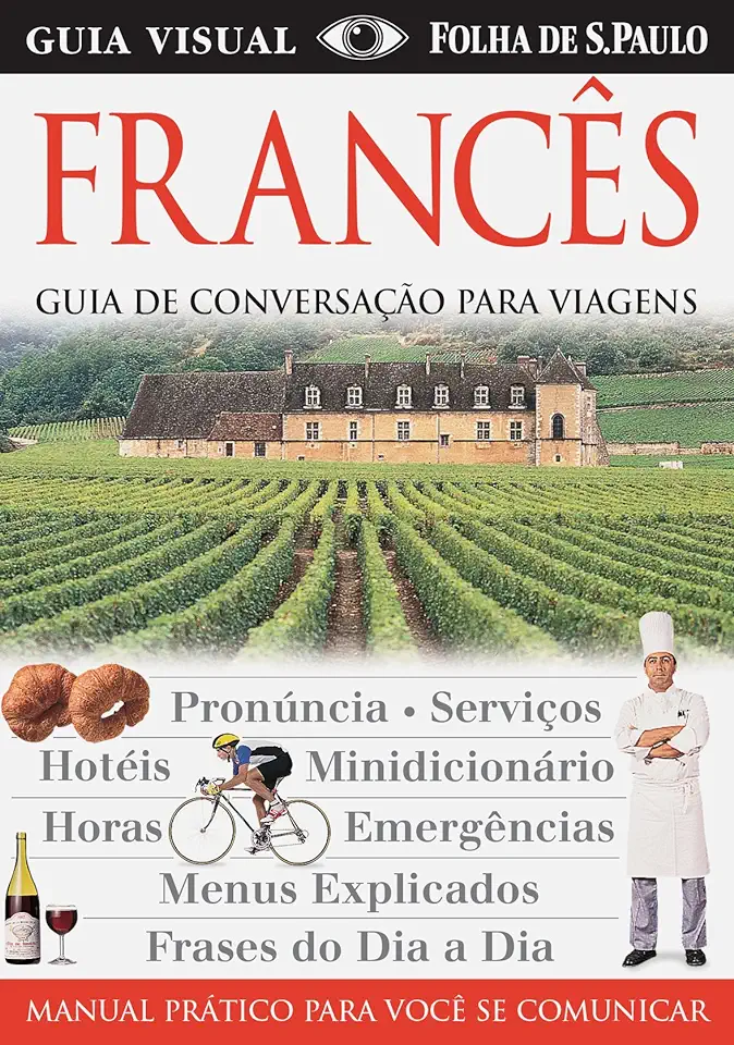 Capa do Livro Francês - Guia de Conversação para Viagens - Publifolha