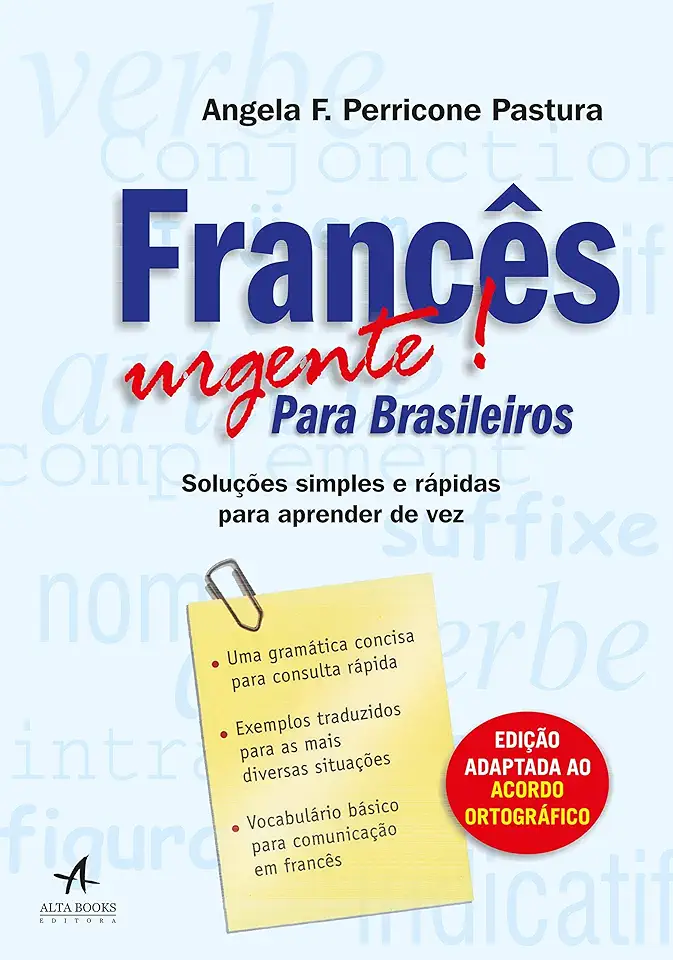 Capa do Livro Francês Urgente! para Brasileiros - Angela F. Perricone Pastura