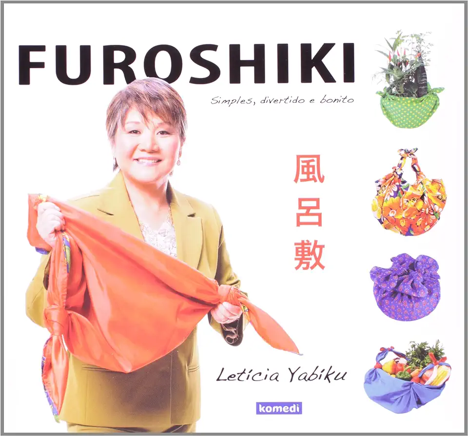 Capa do Livro Furoshiki - Simples Divertido E Bonito - Letícia Yabiku