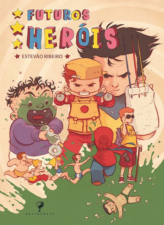 Capa do Livro Futuros Heróis - Estevão Ribeiro