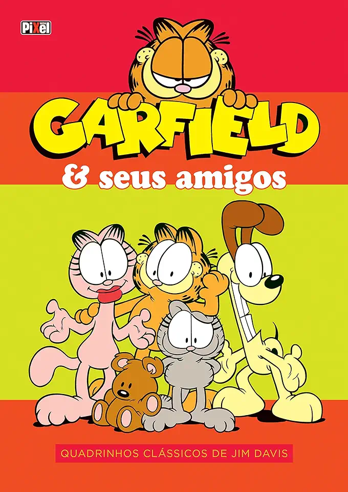 Capa do Livro Garfield e Seus Amigos - Jim Davis