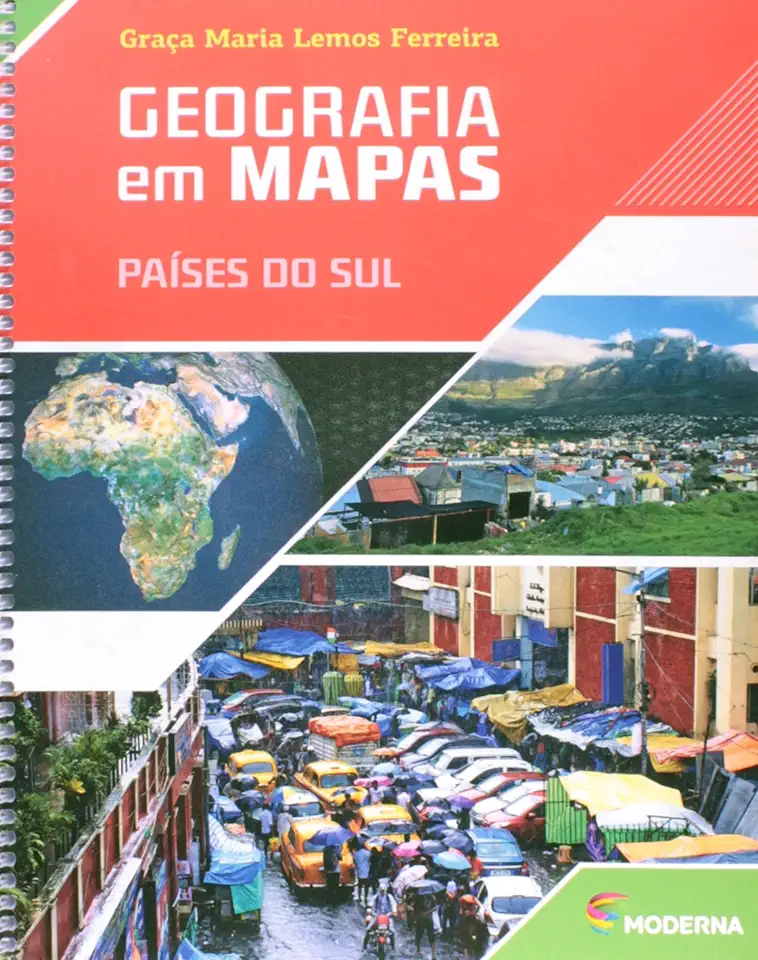 Capa do Livro Geografia Em Mapas - Países do Sul - Graça Maria Lemos Ferreira