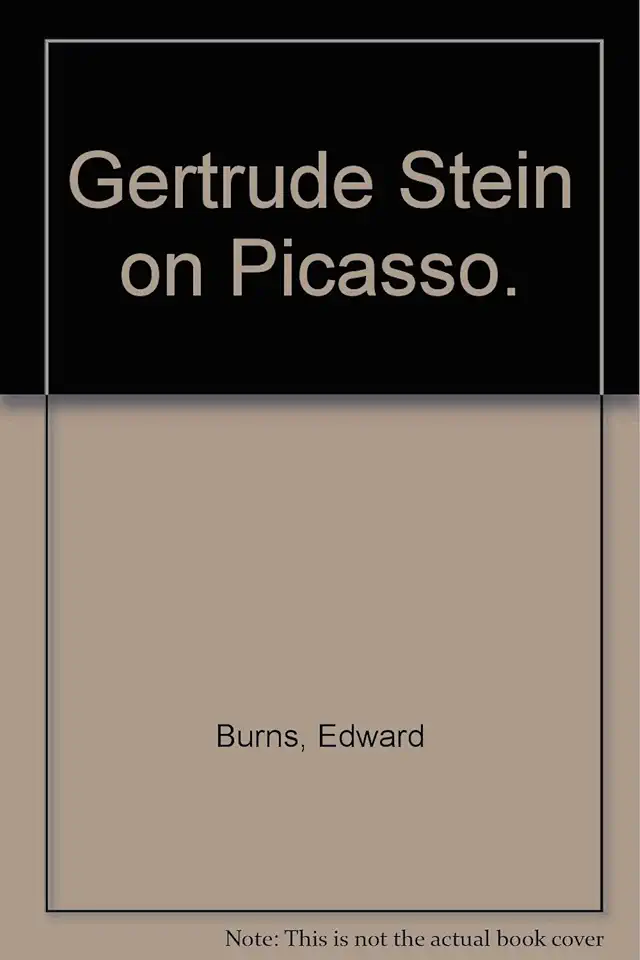 Capa do Livro Gertrude Stein on Picasso - Gertrude Stein