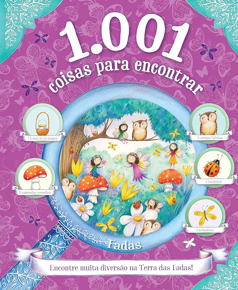 Capa do Livro 1.001 coisas para encontrar - Fadas - Books Igloo