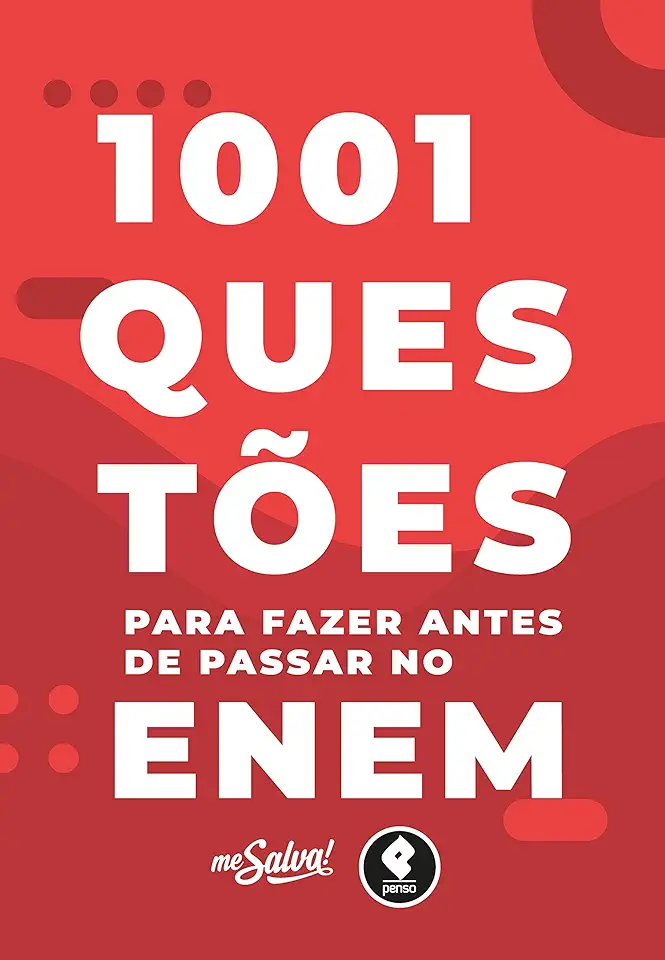 Capa do Livro 1001 questões para fazer antes de passar no Enem - Rafael Guerra Ortiz
